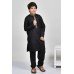 Black Pakistani Boys Eid Kurta Shalwar