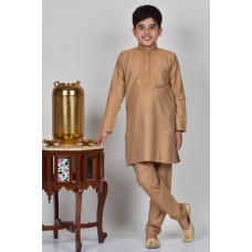 Brown Ethnic Boys Kurta Pajama Set