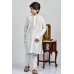 White Pakistani Boys Eid Kurta Shalwar