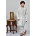 White Pakistani Boys Eid Kurta Shalwar