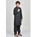 Black Sophisticated Pakistani Boys Kurta Shalwar 