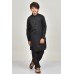 Black Sophisticated Pakistani Boys Kurta Shalwar 