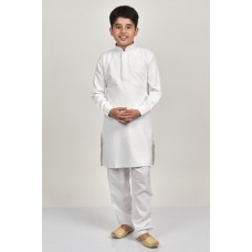 White Kids Kurta Shalwar