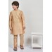 Dull Gold Indian Boys Kurta Set