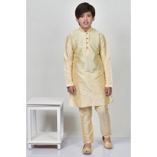 Gold Indian Boys Wedding Kurta Set