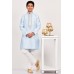 Powder Blue Boys Premium Kurta Pajama Set