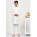 White Designer Wedding Kurta Pajama Set