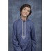 Dark Grey Kids Kurta Shalwar Pakistani Boys Festive Suit