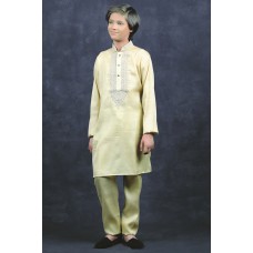 Gold Embroidered Kurta Boys Eid Shalwar Kameez