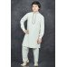 PISTA GREEN MODEST PAKISTANI BOYS KURTA SHALWAR