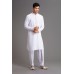 White Kurta Shalwar Pakistani Mens Eid Suit