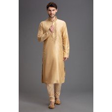 Gold Embellished Indian Ethnic Men's kurta Pajama