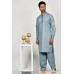 Dark Grey Traditional Mens Kurta Shalwar Kameez