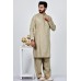 Light Brown Readymade Gents Designer Kurta Shalwar