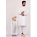 White Pakistani Mens Designer Kurta Shalwar