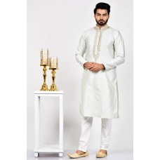 Moss Green Embroidered Formal Mens Kurta Pajama