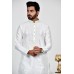 White Pakistani Designer Mens Kurta Pajama