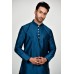 Teal Blue Pakistani Designer Boys Kurta Pajama