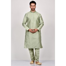 Sage Green Indian Men's Kurta Pajama