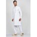 White Traditional Pakistani Kurta Set