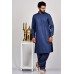 Denim Blue Mens Casual Kurta Shalwar