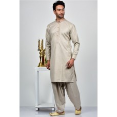 Mouse Shade Kurta Shalwar Indian Mens Suit