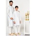 Elegant White Mens Eid Kurta Set