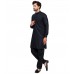 Black Readymade Men's Traditional  Kurta Shalwar