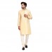 Gold Indian Men's Wedding Kurta Pajama