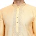 Gold Exquisite Embroidered Men's Kurta Pajama