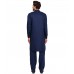 Navy Blue Readymade Pakistani Kurta Shalwar