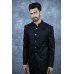 Black Indian Designer Mens Blazer Prince Coat