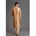 DARK GOLD INDIAN MENS EID KURTA PAJAMA SUIT