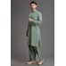 OLIVE GREEN PAKISTANI STYLISH SALWAR KAMEEZ FOR MEN