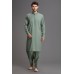 OLIVE GREEN PAKISTANI STYLISH SALWAR KAMEEZ FOR MEN