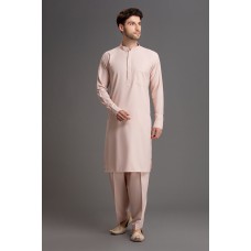 PEACH PINK PAKISTANI MENSWEAR SALWAR KAMEEZ