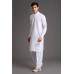 WHITE PAKISTANI MENSWEAR SIMPLE SALWAR KAMEEZ