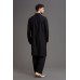 BLACK INDIAN PAKISTANI READYMADE MENSWEAR SHALWAR KAMEEZ