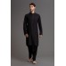 BLACK INDIAN PAKISTANI READYMADE MENSWEAR SHALWAR KAMEEZ