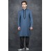 MOSAIC BLUE & BLACK FESTIVE MEN'S KURTA SALWAR