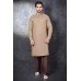 Light Brown Bengali Men's Kurta Salwar Suit