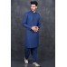 NAVY BLUE SUMMER FESTIVE PAKISTANI MEN'S SHALWAR KAMEEZ