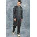 Black Embroidered Indian Mens Kurta Ethnic Wedding Suit