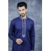 Navy Blue Pakistani Mens Kurta Shalwar Festive Wear