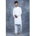 White Pakistani Mens Kurta Casual Shalwar Kameez