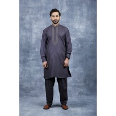 Mauve Indian Kurta Designer Menswear