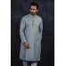 Grey Indian Ethnic Men's Kurta Pajama Designer Wedding Wear