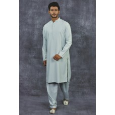 Sky Blue Mens Designer Kurta Shalwar Pakistani Menswear