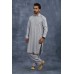 Light Grey Mens Kurta Shalwar Pakistani Menswear