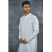 Sky Blue Embroidered Kurta Shalwar Indian Mens Suit